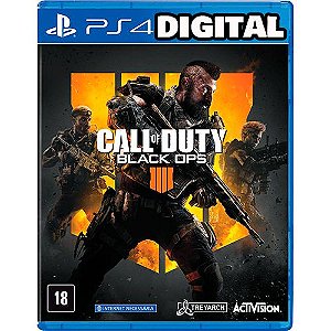 Call Of Duty: Black Ops 4 - PS4 - Mídia Digital