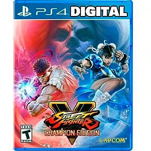 Street Fighter 5 - V - Champion Edition - Ps4 - Mídia Digital 