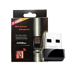 Adaptador Wifi USB Nano Wireless Sem Fio 2.4 Ghz