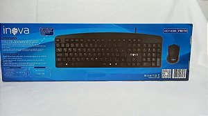 Kit Teclado + Mouse Com Fio Inova