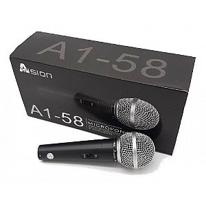 MICROFONE COM FIO PROFISSIONAL A1-58