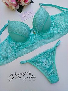 Conjunto cropped Anitta - Verde