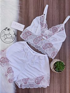 Short-Doll Cropped - Branco