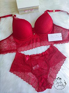 Conjunto Luana - Vermelho