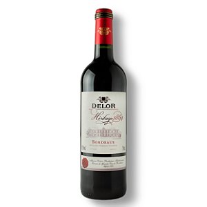 Vinho Tinto Francês Delor Heritage AOC Bordeuax 2020