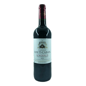 Vinho Tinto Francês Château Haut Caban Bordeaux AOC 2020