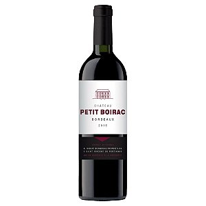 Vinho Tinto Francês Chateau Petit Boirac Bordeaux 2016 750ml
