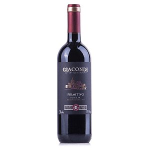 Vinho Tinto Italiano Giacondi Primitivo Puglia IGT 2019