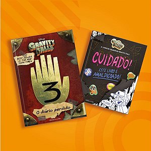 Kit Diário perdido de Gravity Falls + Livro de colorir de Gravity Falls