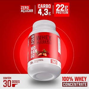 100% Whey Concentrado 900g 3VS Nutrition