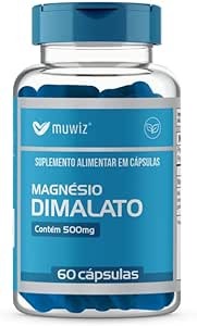 Magnésio Dimalato 60 cápsulas Muwiz