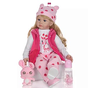 Boneca Bebe Reborn Nina Mimo Reborn