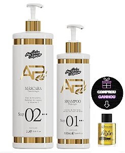 Escova Progressiva Liso Lambido AP Professional 1 L– Liso Extremo, Redução de Volume e Brilho Intenso