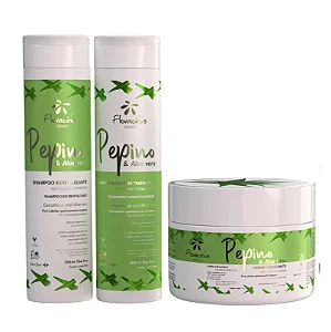 Kit Shampoo  Condicionador  Mascara Pepino e Aloe Vera