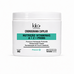 Máscara Cronograma Nutrição e Vitaminas - Kiilg 1k