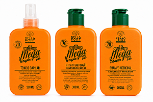 Kit Crescimento Bella Fort Shampoo, Máscara e Tônico - 300ml