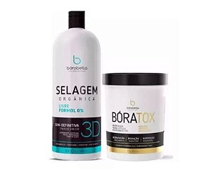 Kit Borabella Selagem 3D Orgânica + Botox Boratox 1kg