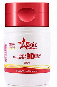 Gloss Matizador 3D Mega Red Magic Color 100ml
