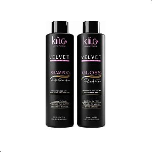 Escova Progressiva Velvet Kiilg Cosmética 2 Passos 1L