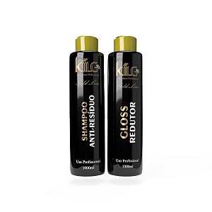 Escova Progressiva Gold Line Kiilg Cosmética 2 Passos 1L