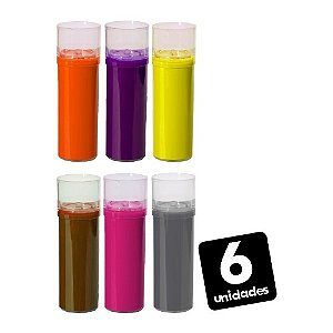 REFIL TINTA PREMIUM PARA RECARGA PINCEL MARCADOR DE QUADRO BRANCO - 06 unidades