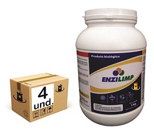 ENZILIMP MILLENNIUN BIORREMEDIADOR P/ ESGOTO - CX 4x1Kg