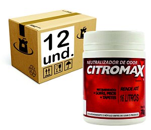 NEUTRALIZADOR DE ODOR CITROMAX POTE - CX 12x70g