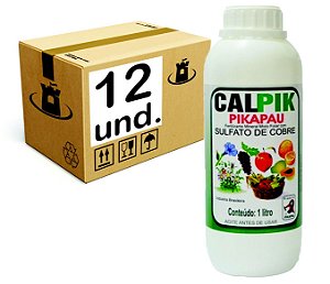 CALPIK SULFATO DE COBRE Pikapau - CX 12x1L