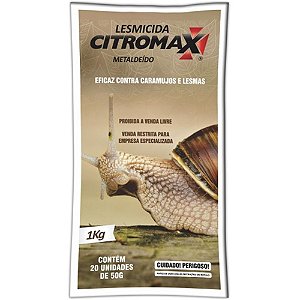 LESMICIDA RESISTENTE UMIDADE CITROMAX Saco (20x50g) 1 Kg