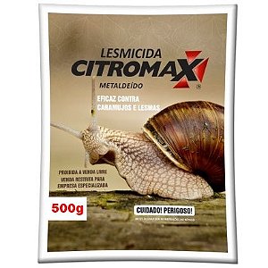 LESMICIDA RESISTENTE UMIDADE CITROMAX Sachê (10x50g) 500g