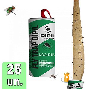 FITA PEGA MOSCA FLY TRAP DIPIL - Display com 25un