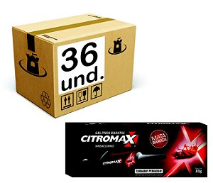 GEL INSETICIDA P/ BARATAS CITROMAX - CX 36x10g