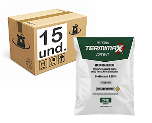 RATICIDA BLOCO SOFT BAIT TERMIMAX CITROMAX 3Kg