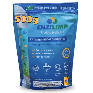 ENZILIMP MILLENNIUN BIORREMEDIADOR P/ ESGOTO 500g