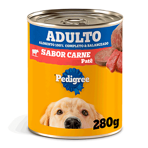 Lata Pedigree Patê de Carne 280g