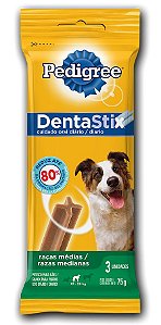 Pedigree Dentastix Raças Médias 3 Unidades 77g