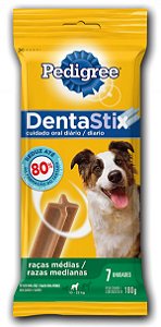 Pedigree Dentastix Raças Médias 7 Unidades 180g