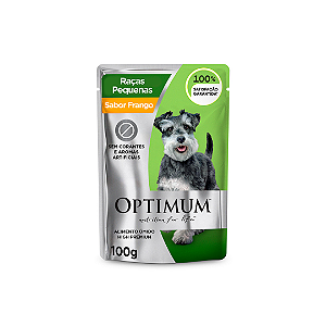 Sachê Optimum Cães Adultos Raças Pequenas Frango 100g