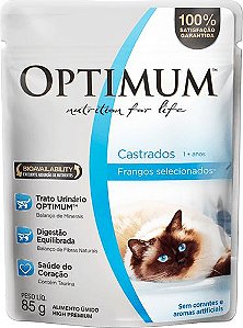 SACHE OPTIMUM GATO CASTRADO - 85GR