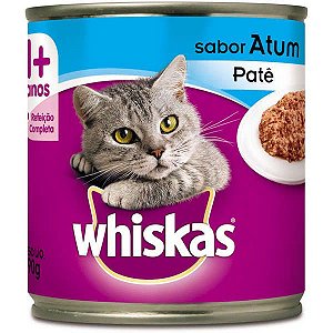 Whiskas Lata Patê de Atum para Gatos Adultos 290g