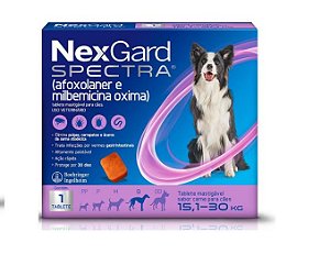 NexGard Spectra para Cães de 15,1 a 30kg