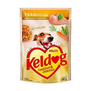 Sache Keldog Frango, Ervilha E Cenoura 100Gr