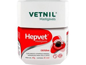 Hepvet Mastigaveis 30 Comprimidos