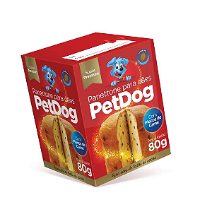 Panetone Para Cães Com Flocos De Carne 80g