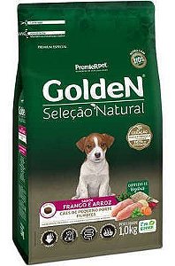 Golden Seleção Natural Cães Filhote Minibits 1Kg