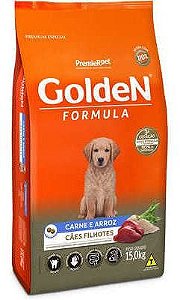 Golden Fórmula Cães Filhotes Carne 15Kg