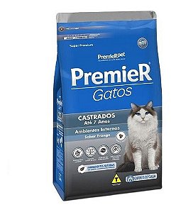 Premier Gato Castrado Ate 7 Anos - Frango - 1,5 Kg