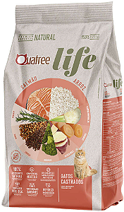 Quatree Life Gatos Castrados Salmão 1Kg