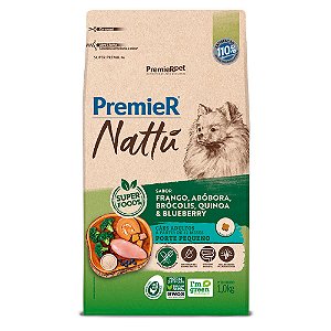 Premier Nattu Cães Adultos Raças Pequenas Abóbora 10,1 Kg