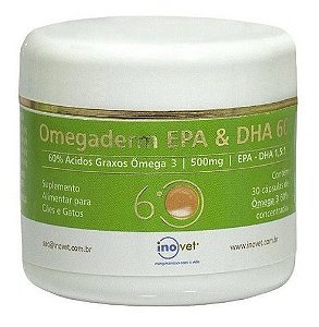 Omegaderm 60% 500mg 30 Cápsulas